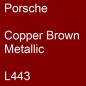 Preview: Porsche, Copper Brown Metallic, L443.